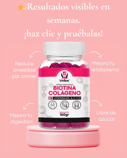 GOMITAS BIOTINA MAS COLAGENO