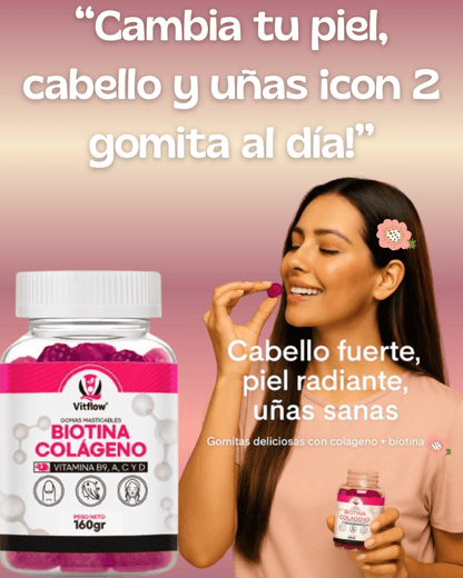 GOMITAS BIOTINA MAS COLAGENO